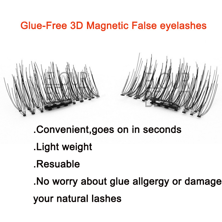 Top selling magnetic reusable fake lashes China supplies EA44